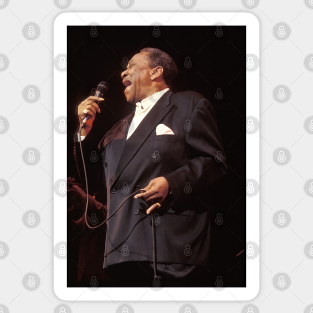 Bobby "Blue" Bland Photograph Sticker by Concert Photos